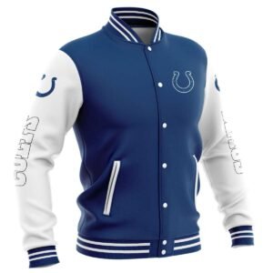 Indianapolis Colts Classic But Amazing Men's and Women's High Quality Baseball Jacket Size XS - 3XL - bazzada Store