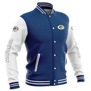 Green Bay Packers Limited Edition Men's and Women's 3D Full Print Baseball Button Jacket Adult Sizes XS-5XL - bazzada Store
