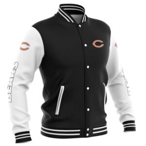 Chicago Bears Limited Edition Men's and Women's 3D Full Print Baseball Button Jacket Adult Sizes XS-5XL DM425 - bazzada Store