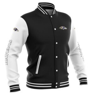 Baltimore ravens Limited Edition Men's and Women's 3D Full Print Baseball Button Jacket Adult Sizes S-5XL GTS001873 - bazzada Store