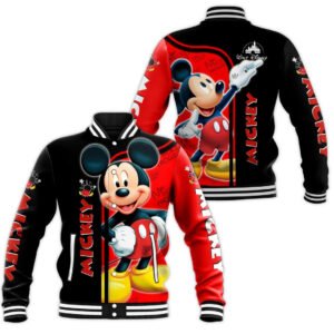 Mickey Mouse Belive In Magic Cartoon Movie Fans Baseball Jacket - bazzada Store