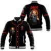 Horror Doll Chucky With Knife Happy Halloween Baseball Jacket - bazzada Store