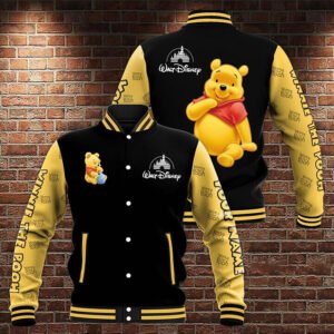 Love Pooh Bear Father'S Day Mother'S Day Cartoon Movie Baseball Jacket - bazzada Store
