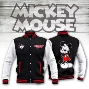 Funny Mickey Mouse Best Gift For Mouse Ears Fans Baseball Jacket - bazzada Store