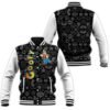 Goofy Dog Pattern Mickey Mouse Cartoon Lovers Gift Father'S Day Baseball Jacket - bazzada Store