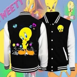 We Are Never Too Old For Tweety Bird Looney Tunes Baseball Jacket - bazzada Store