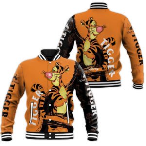 Tigger Winnie The Pooh Mother'S Day Father'S Day Baseball Jacket - bazzada Store