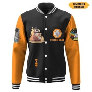 Personalized Star Wars Bb 8 This Is The Way Fathers Day Birthday Baseball Jacket - bazzada Store