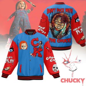 Don'T Fvck With The Chuck Horror Killer Chucky Child'S Play Baseball Jacket - bazzada Store