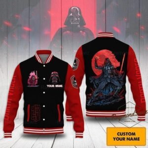 Darth Vader Baseball Jacket, Star Wars Unisex Jacket, Darth Vader Men Jacket - bazzada Store