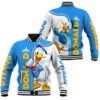 Love Donald Duck Cartoon Movie Fans Baseball Jacket - bazzada Store
