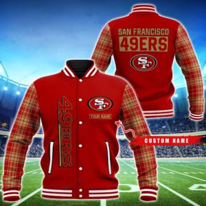 San Francisco 49ers Personalized Baseball Jacket BG60 - bazzada Store