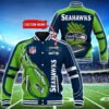 Seattle Seahawks Personalized Baseball Jacket BG29 - bazzada Store