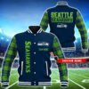 Seattle Seahawks Personalized Baseball Jacket BG61 - bazzada Store